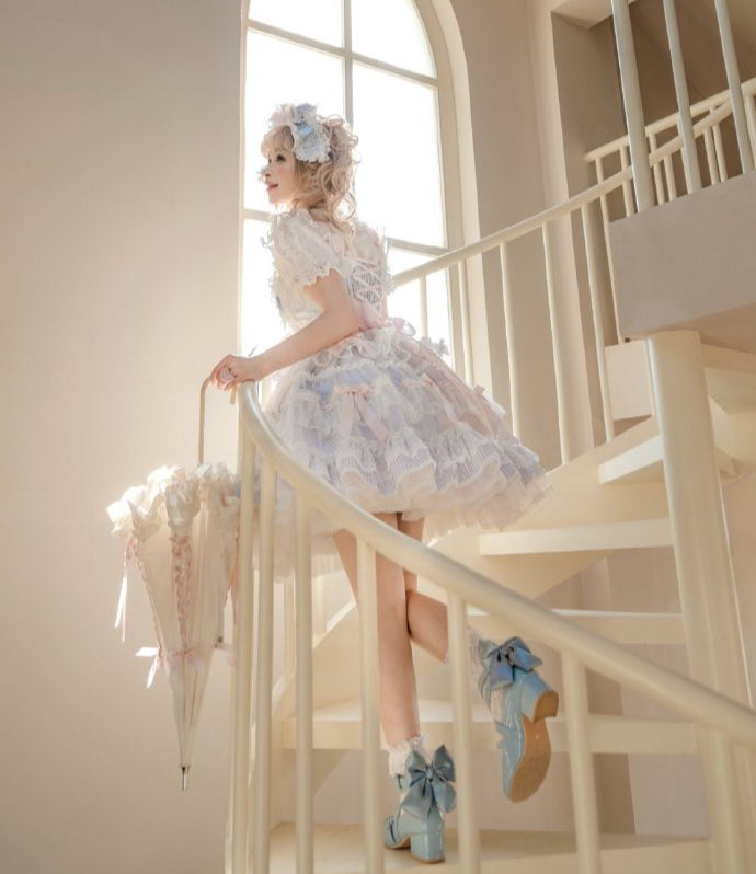 【受注予約5/14まで】Striped Maiden ハートのジャンパースカート