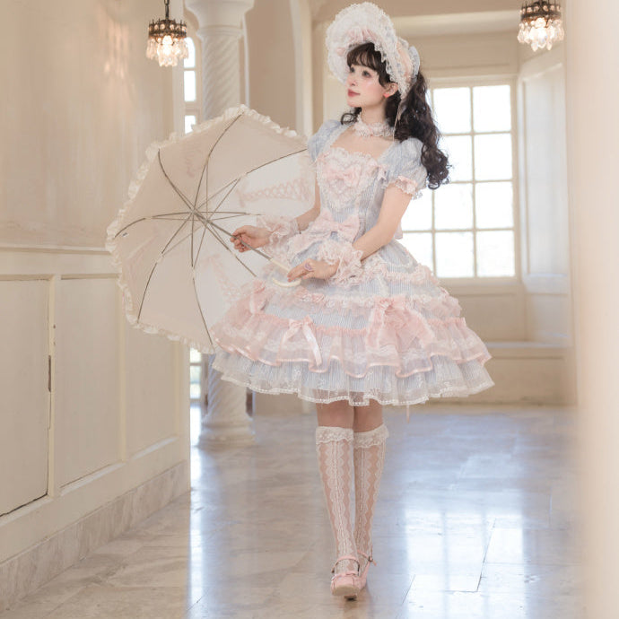 【受注予約5/14まで】Striped Maiden ハートのワンピース
