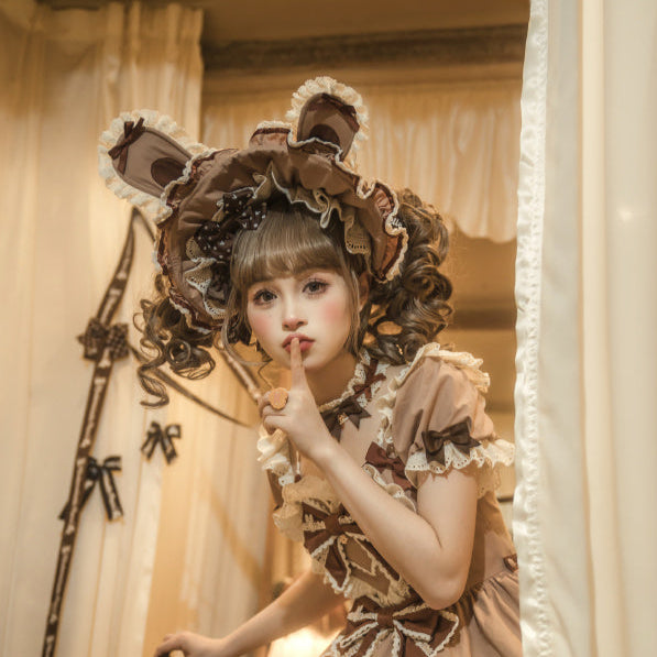 同時購入のみ【受注予約6/11まで】Bow Rabbit ボンネット