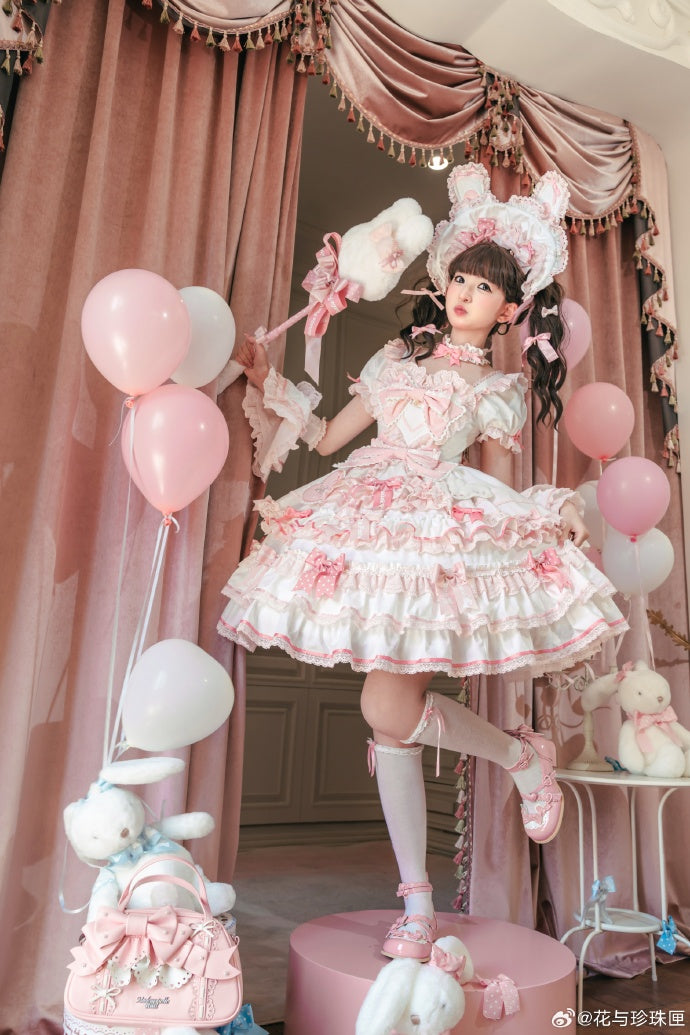 【受注予約6/11まで】Bow Rabbit スペシャルワンピース・全4色