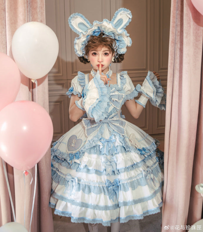 【受注予約6/11まで】Bow Rabbit スペシャルワンピース・全4色