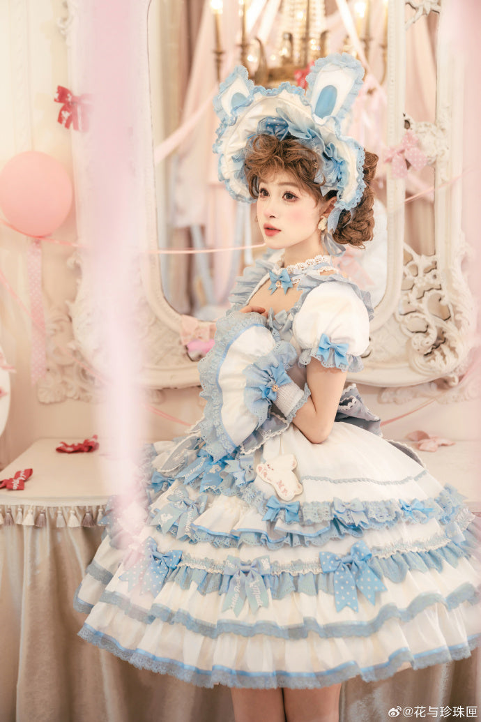 【受注予約6/11まで】Bow Rabbit スペシャルワンピース・全4色