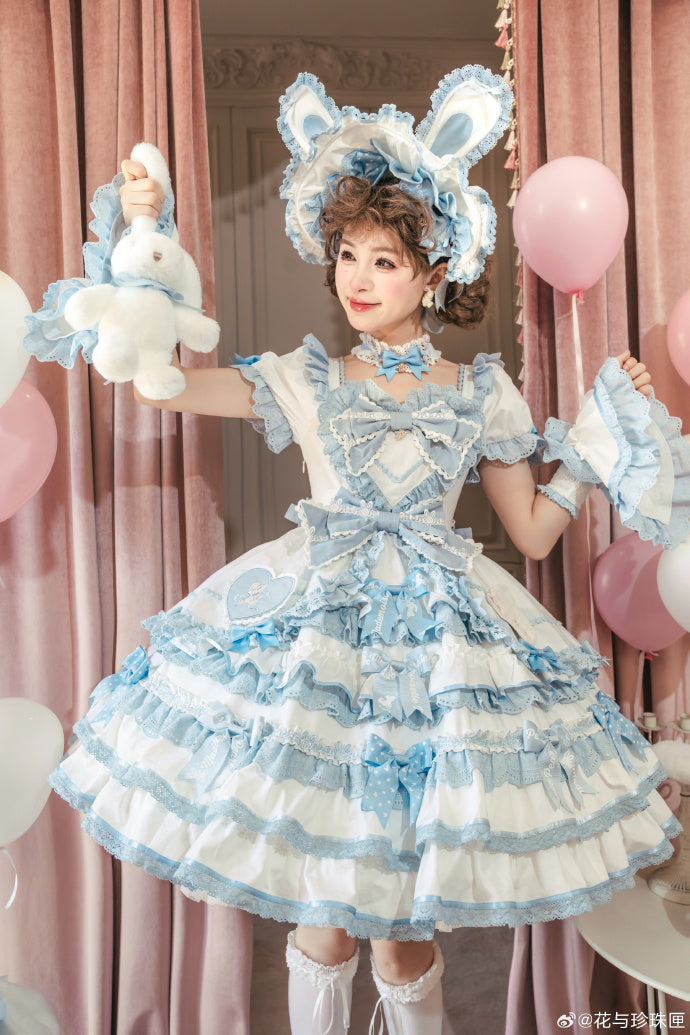 【受注予約6/11まで】Bow Rabbit スペシャルワンピース・全4色