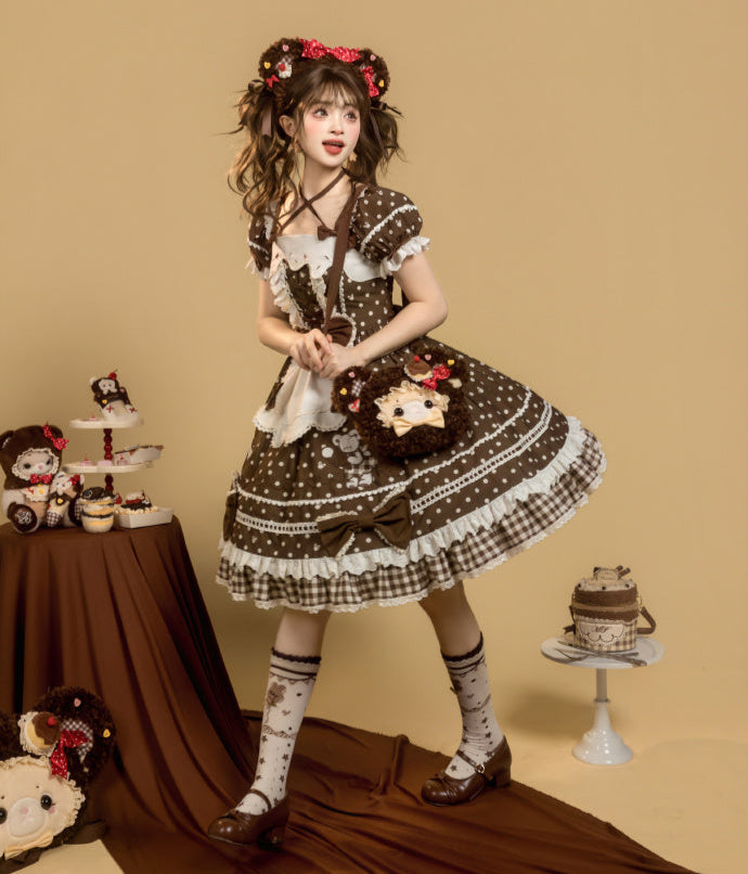 【受注予約9/8まで】Summer Ice Cool リボンの水玉ワンピース