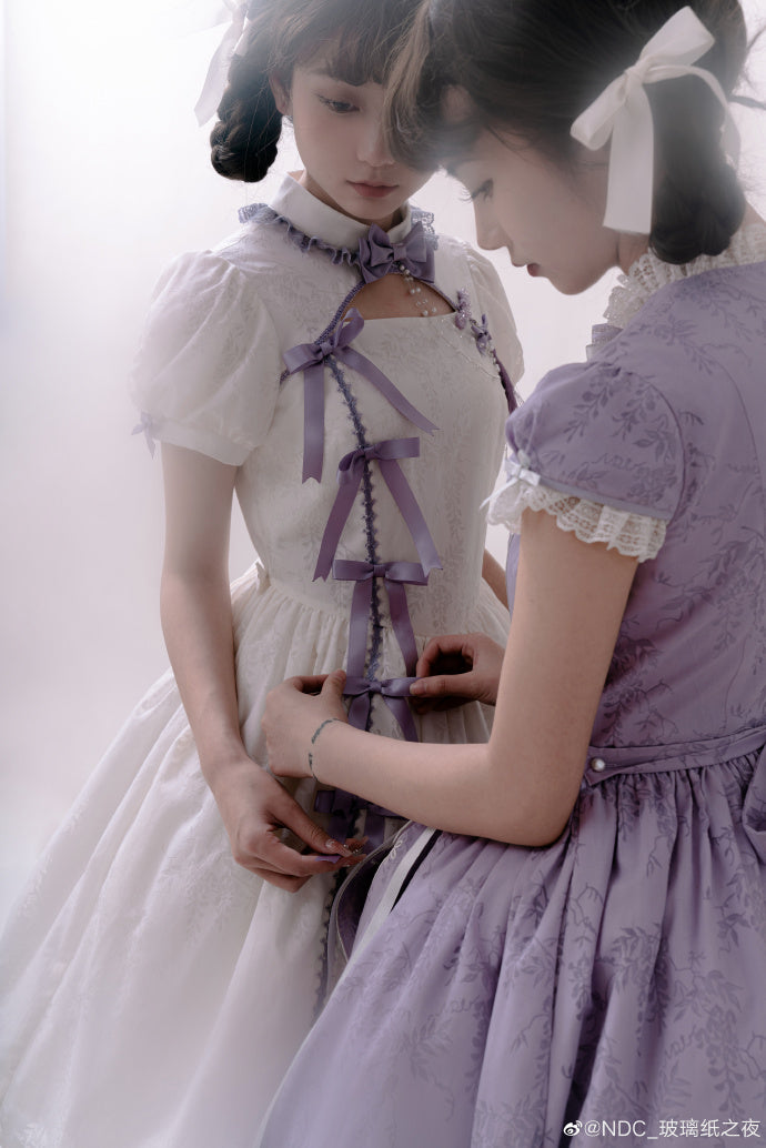 【受注予約6/18まで】紫藤幻夢 オープントップワンピース