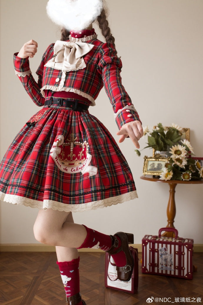 [Pre-orders available until 10/29] Thistle Crown Checkered Mini Skirt