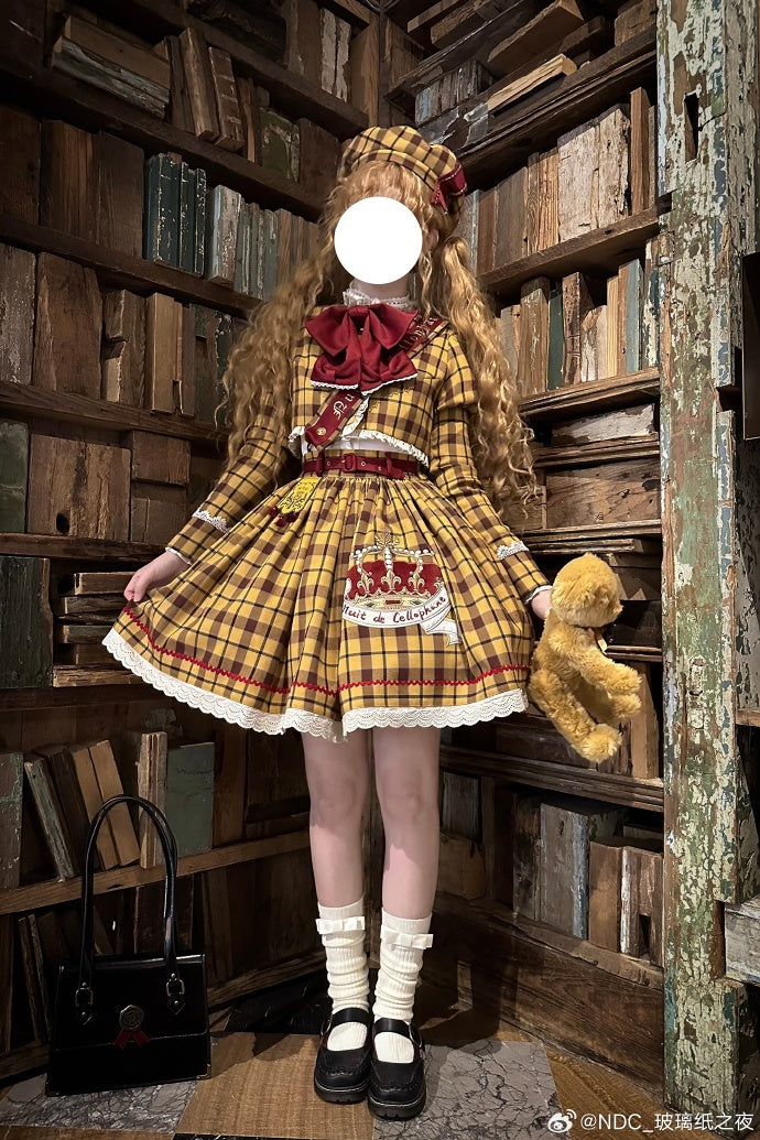 [Pre-orders available until 10/29] Thistle Crown Checkered Mini Skirt