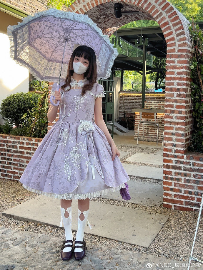 【受注予約6/18まで】紫藤幻夢 オープントップワンピース