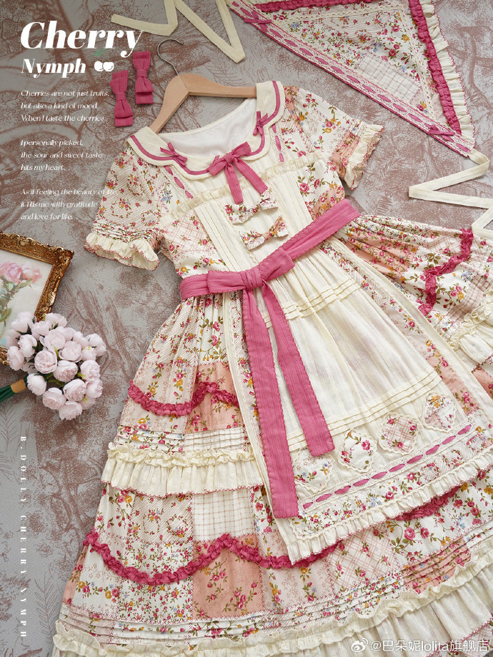 Cherry Nympf Frill Dress