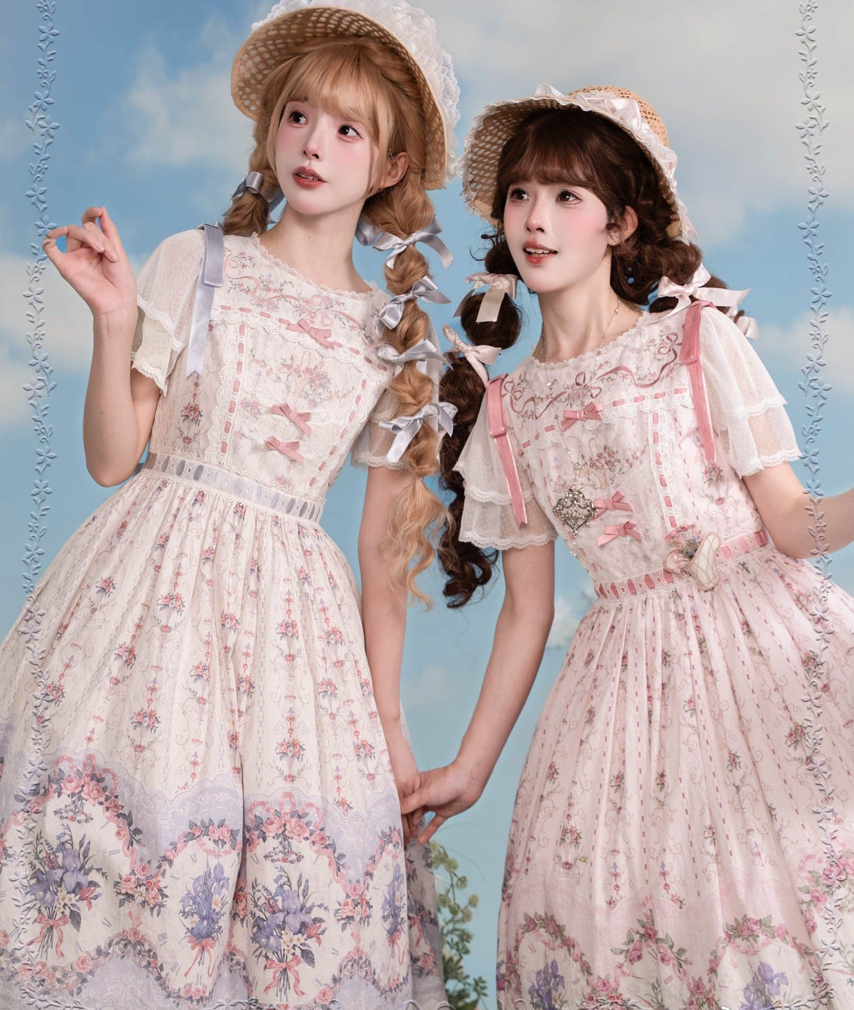 【受注予約8/26まで】Iris Clock フレアスリーブワンピース