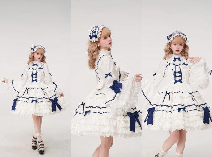 [Pre-orders available until 8/15] Labyrinth Doll jumper skirt and princess sleeve blouse 2-piece set