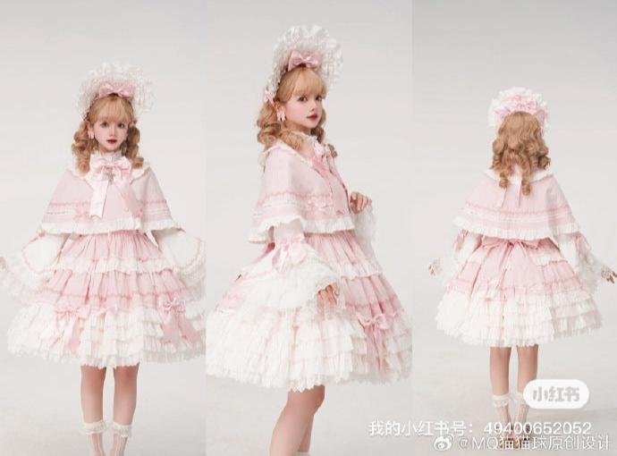 [Pre-orders available until 8/15] Labyrinth Doll 3-piece set: jumper skirt, princess sleeves, and cape