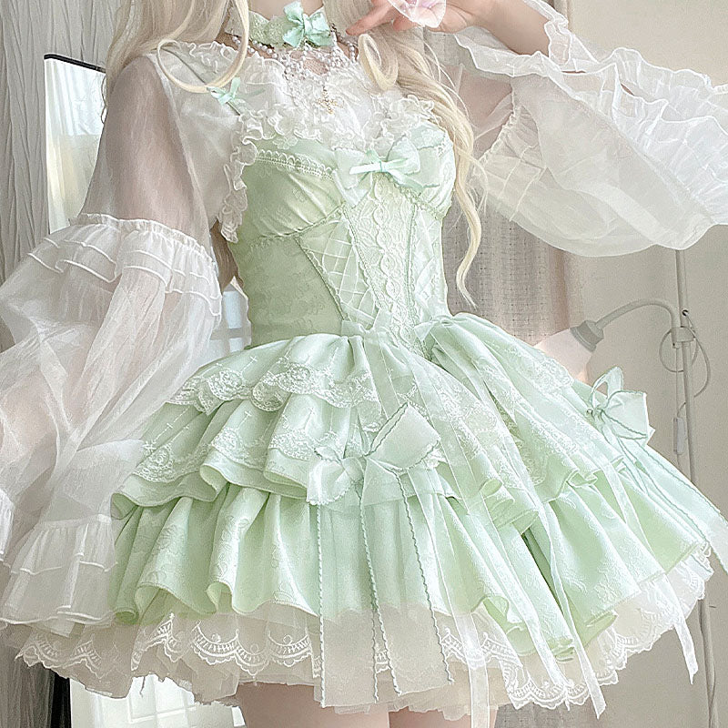 Ballet Fairy ホルターネックジャンパースカート