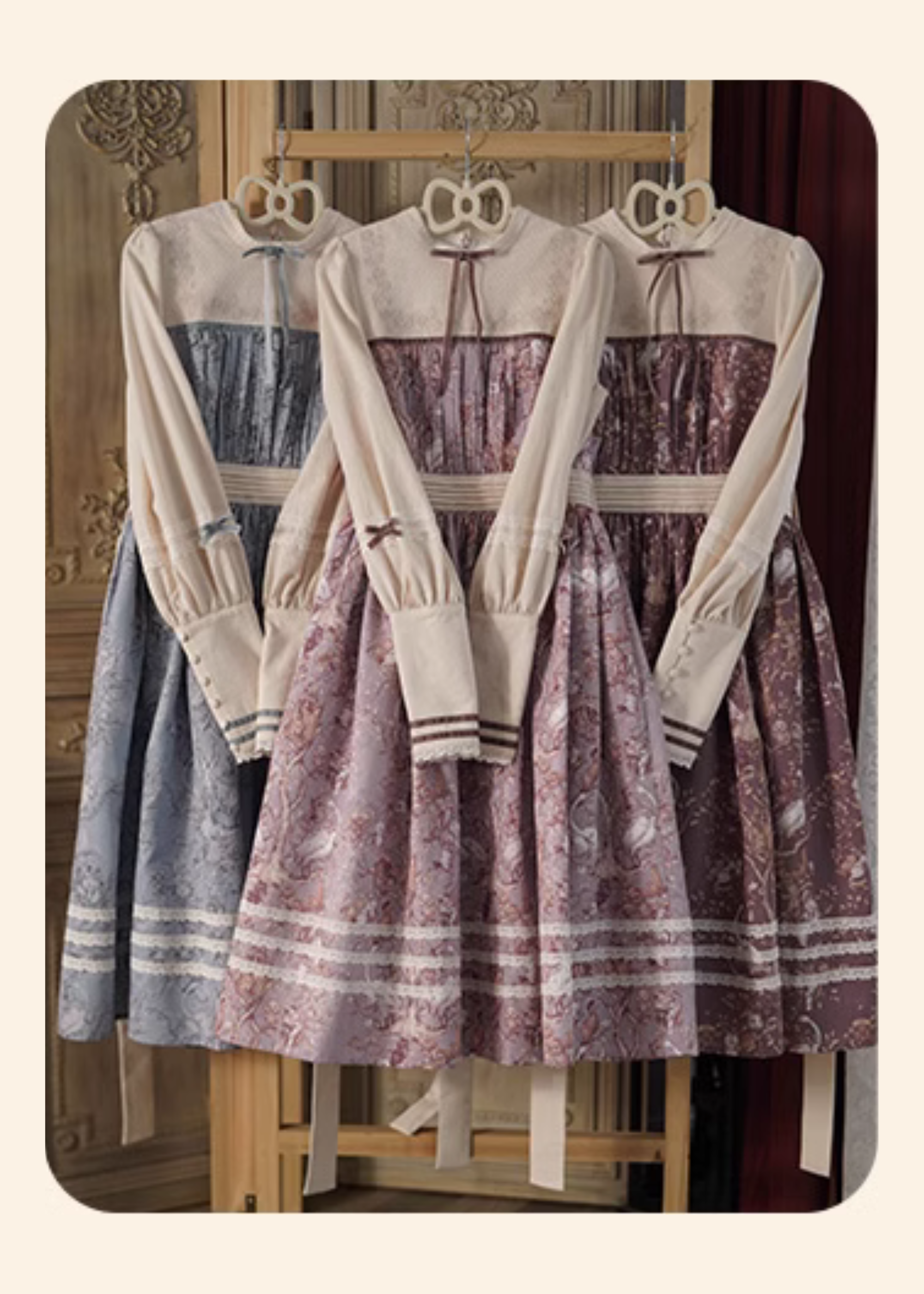 Lapland Forest Lace Line Dress