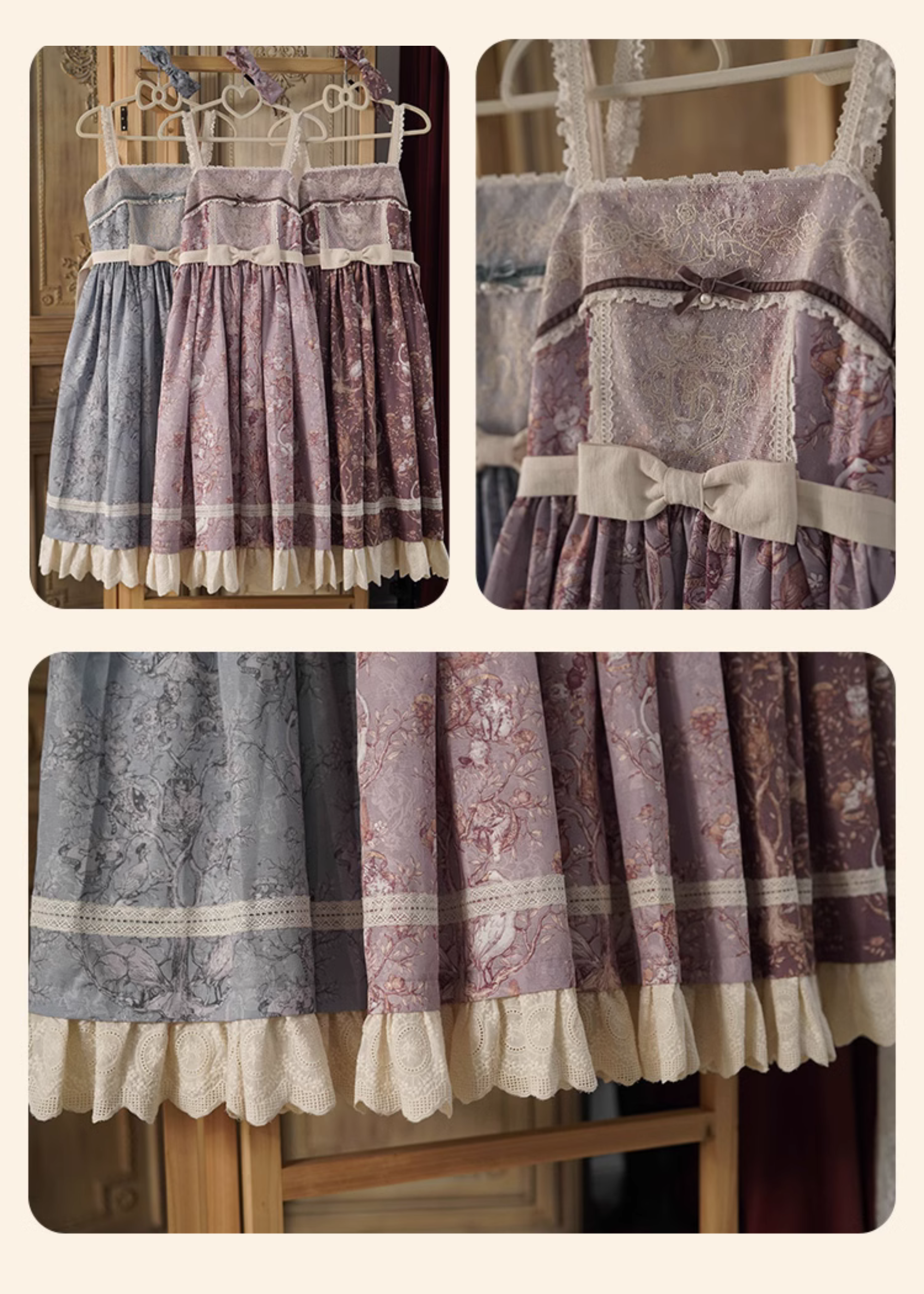 Lapland Forest Frill Strap Jumper Skirt