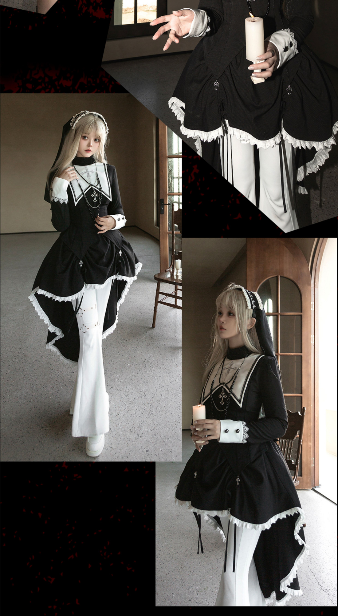 【同時購入のみ】Prayer of Peace ウィンプル・ネックレス