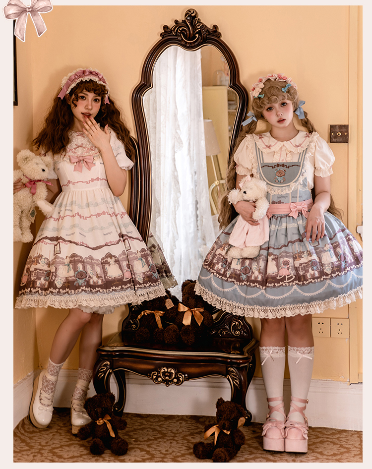 こぐまちゃんのドールハウス 半袖ワンピース