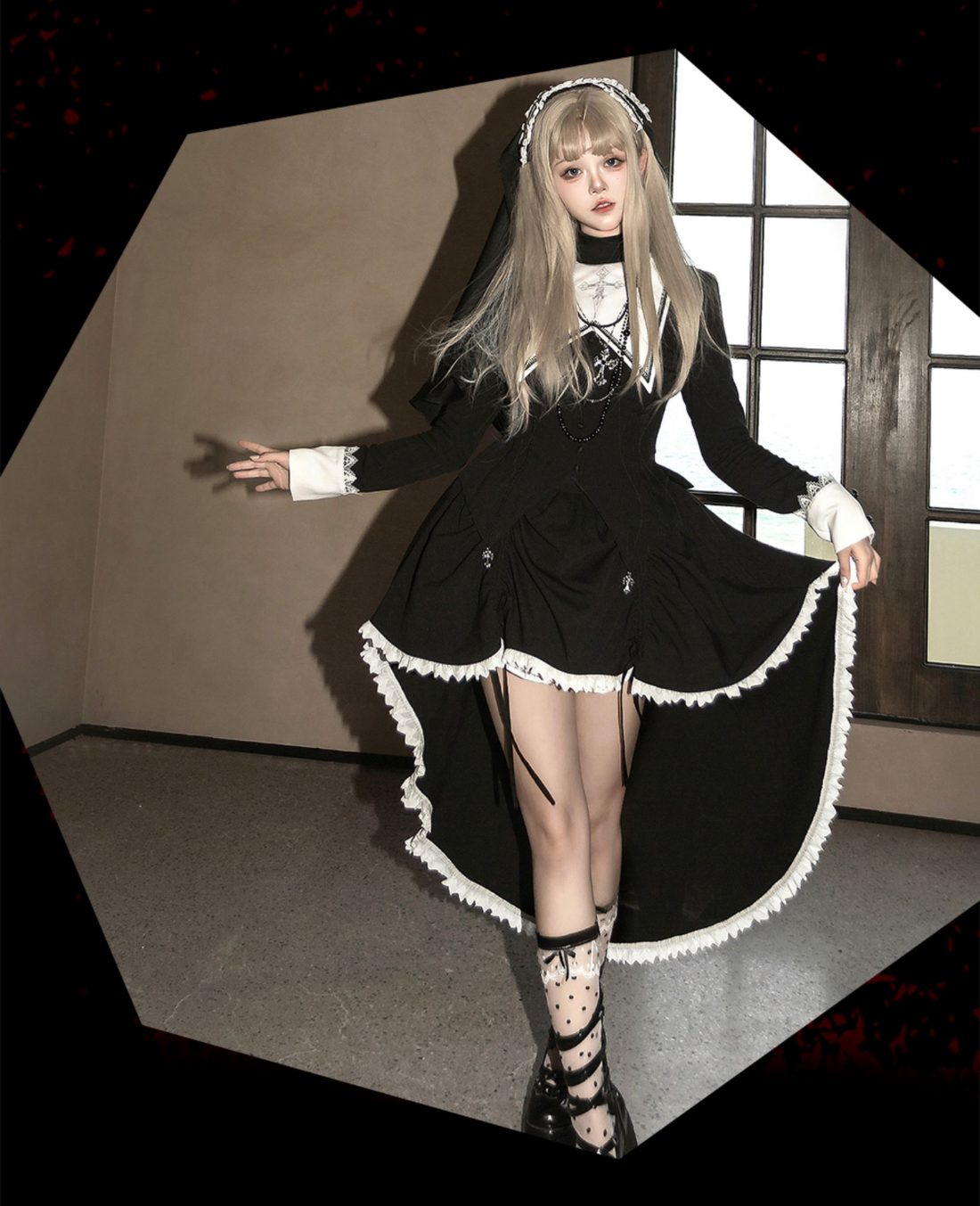 【同時購入のみ】Prayer of Peace ウィンプル・ネックレス