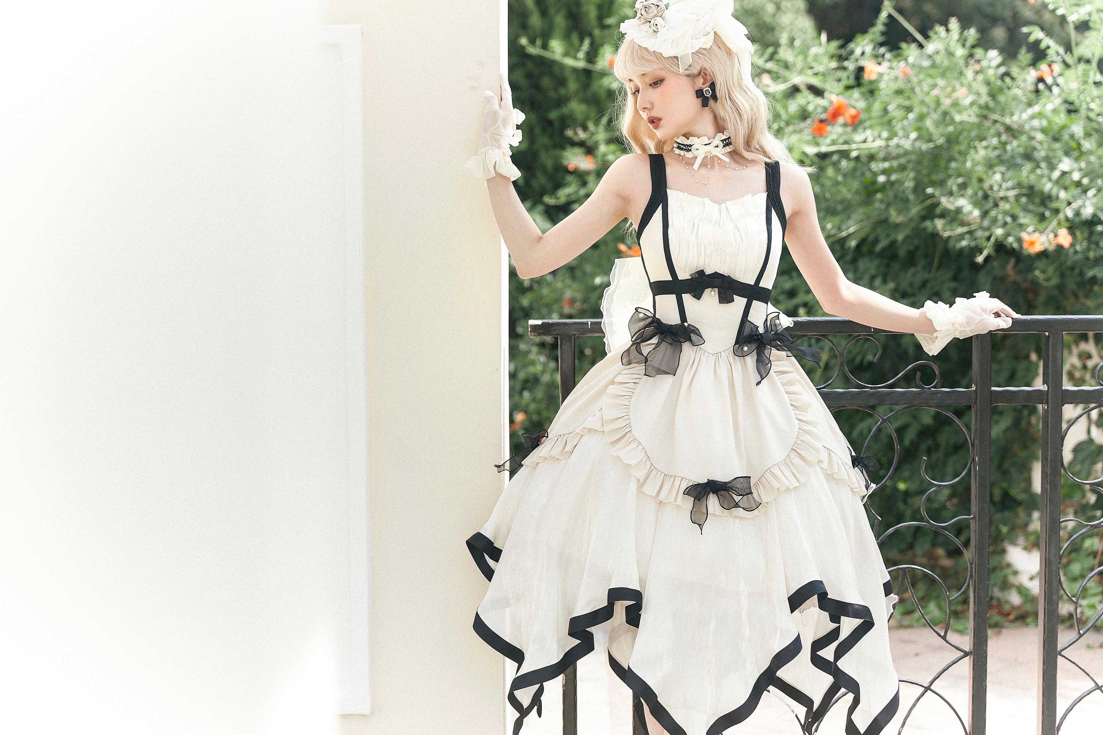 Rose Fairy イレギュラーヘムジャンパースカート 全5色