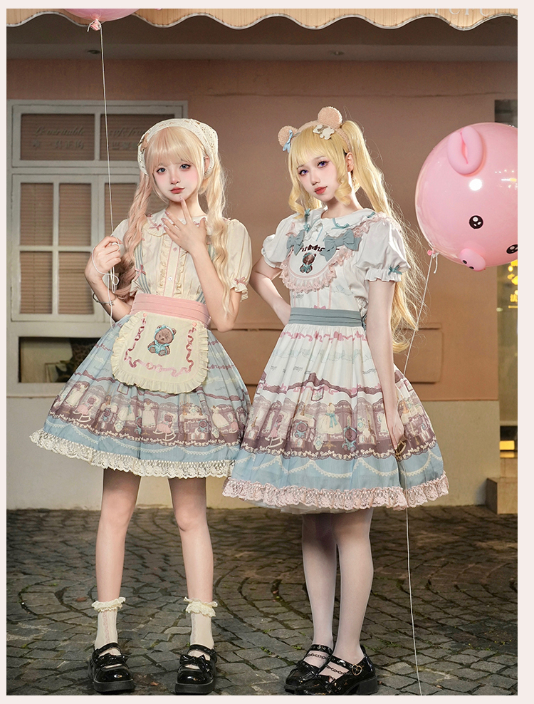 Little Bear's Dollhouse Jumper Skirt
