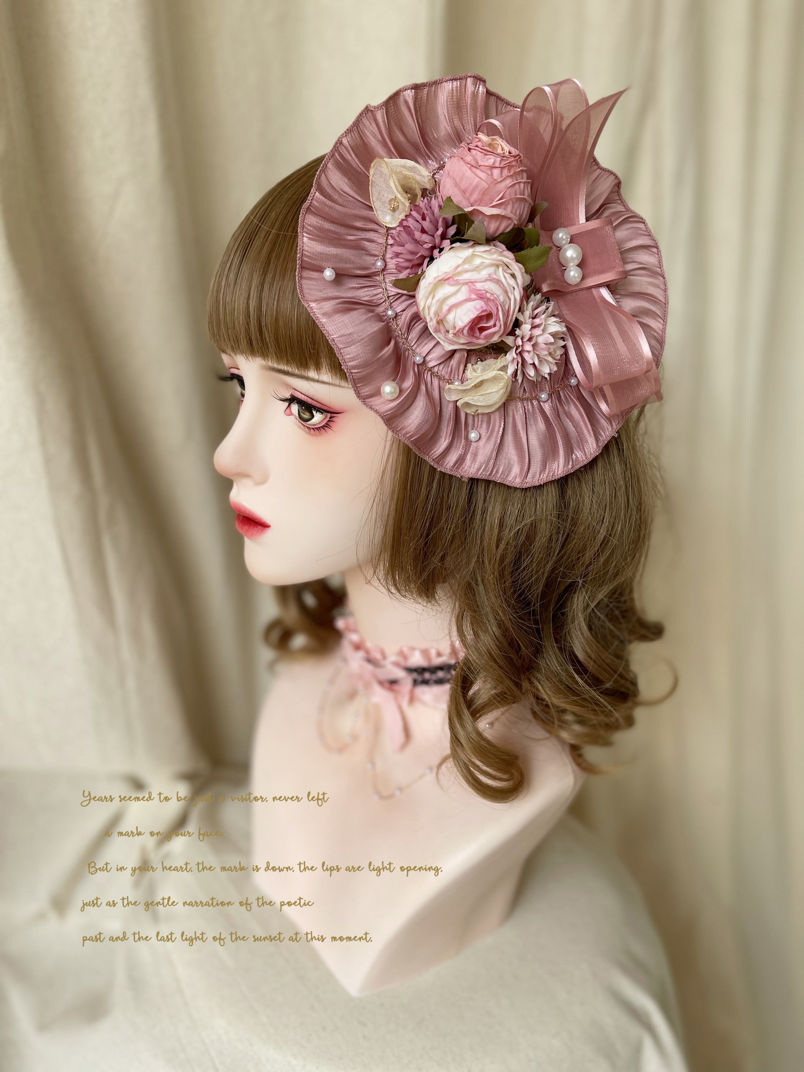 【同時購入のみ】Rose Fairy 帽子・コサージュ他アクセサリー