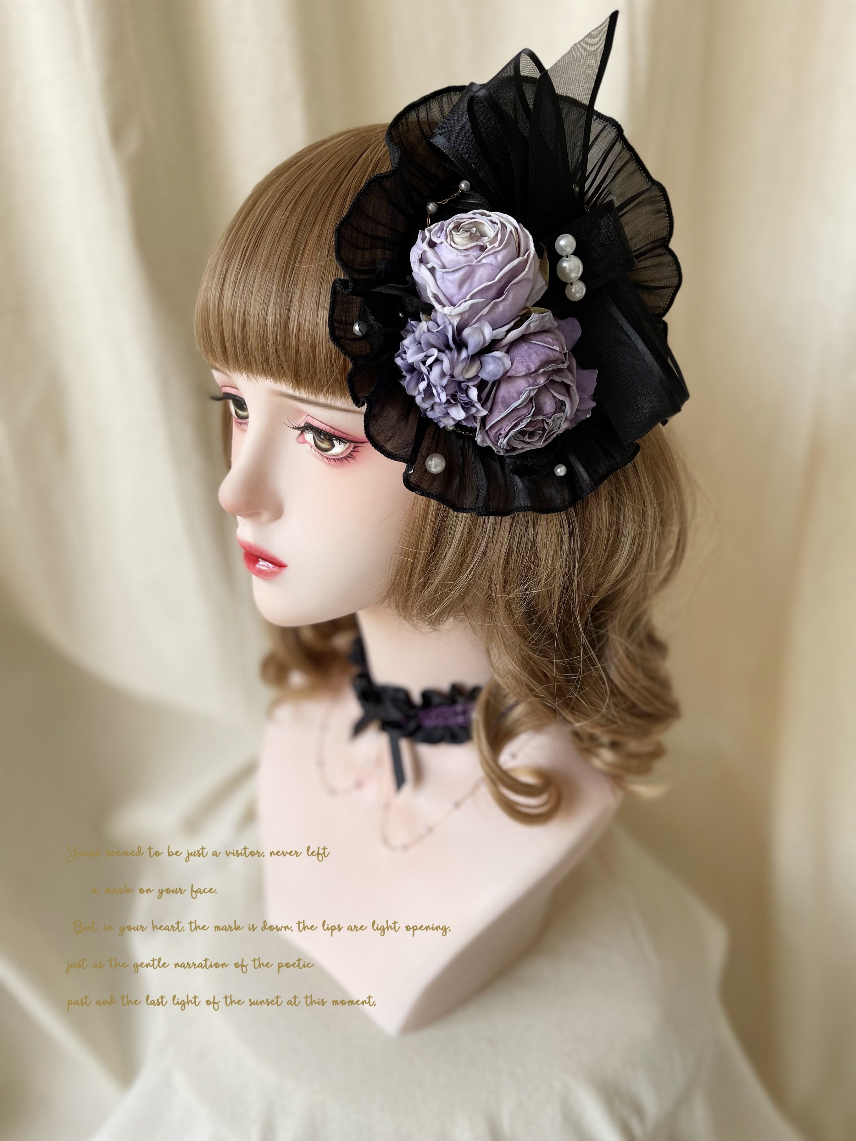 【同時購入のみ】Rose Fairy 帽子・コサージュ他アクセサリー