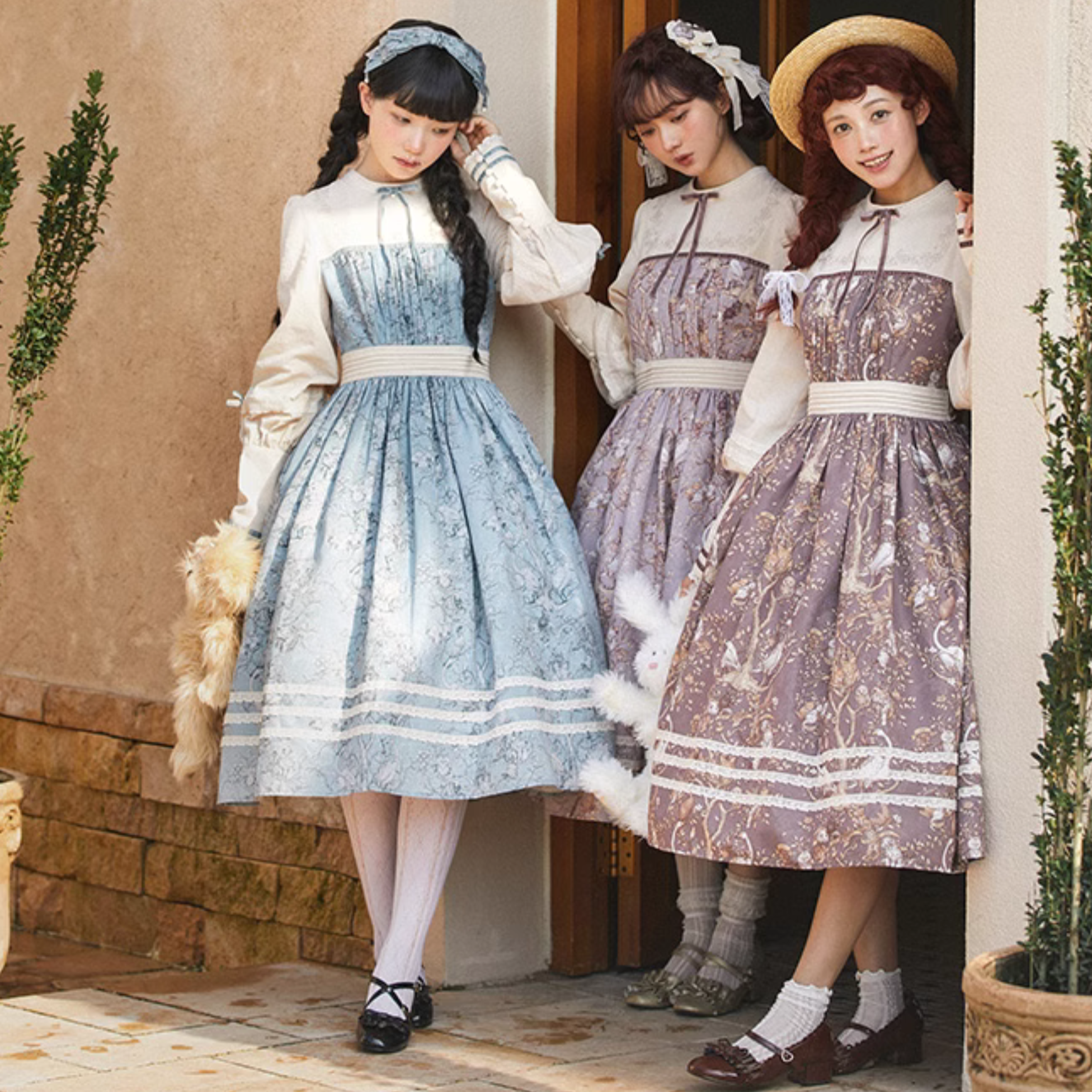 Lapland Forest Lace Line Dress