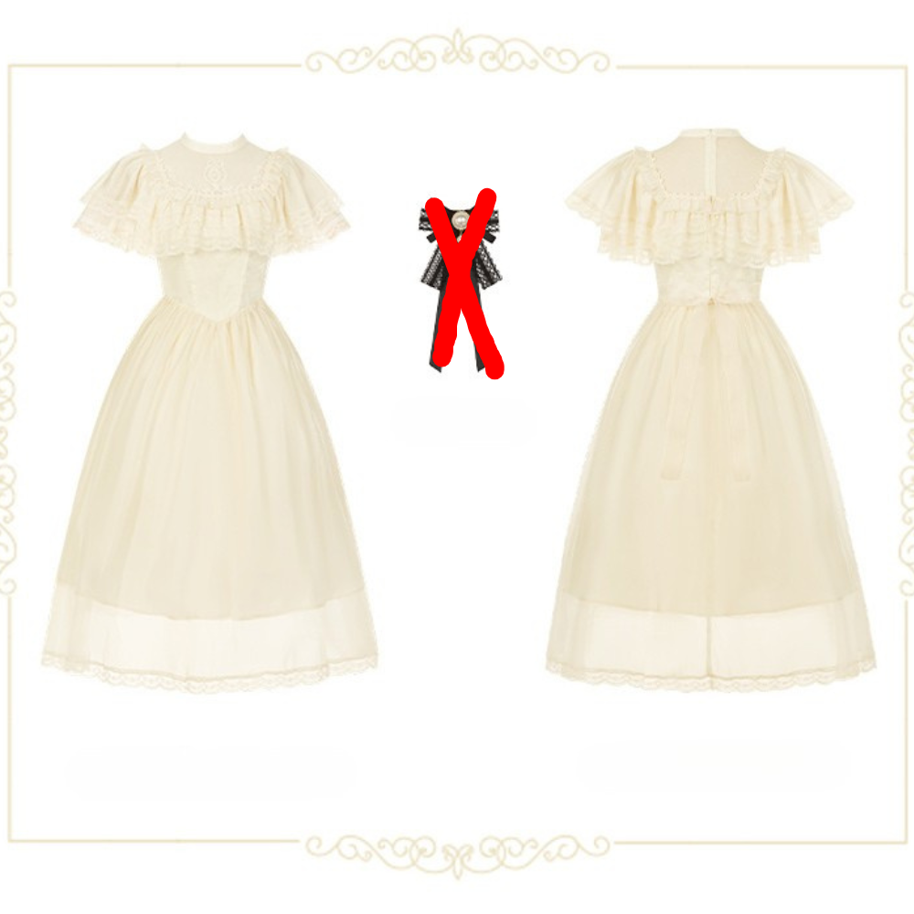 Morning Mist クラシカルシアーワンピース