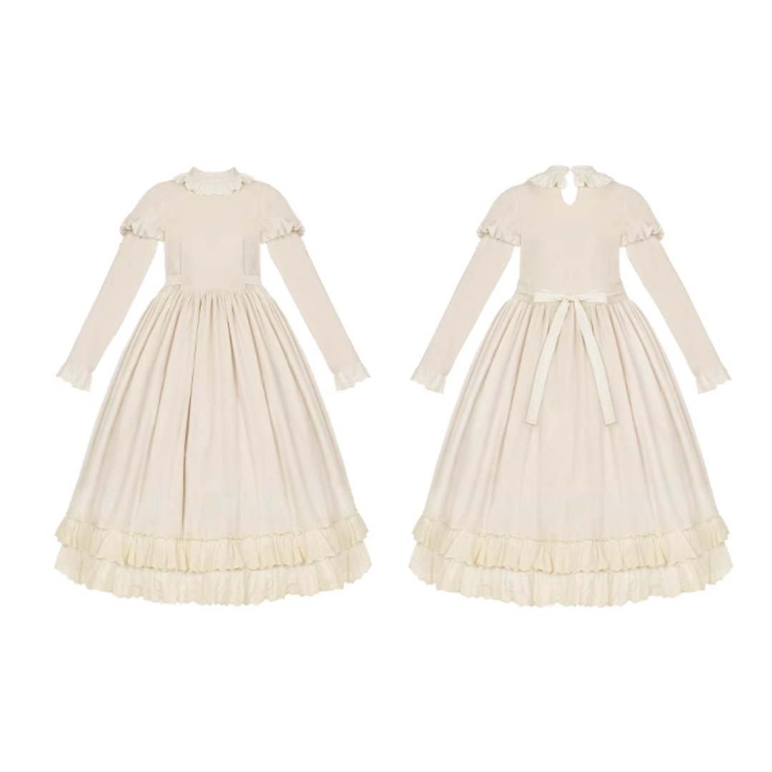 Very Berry Sheep and Rabbit Jumper Skirt and Inner Dress