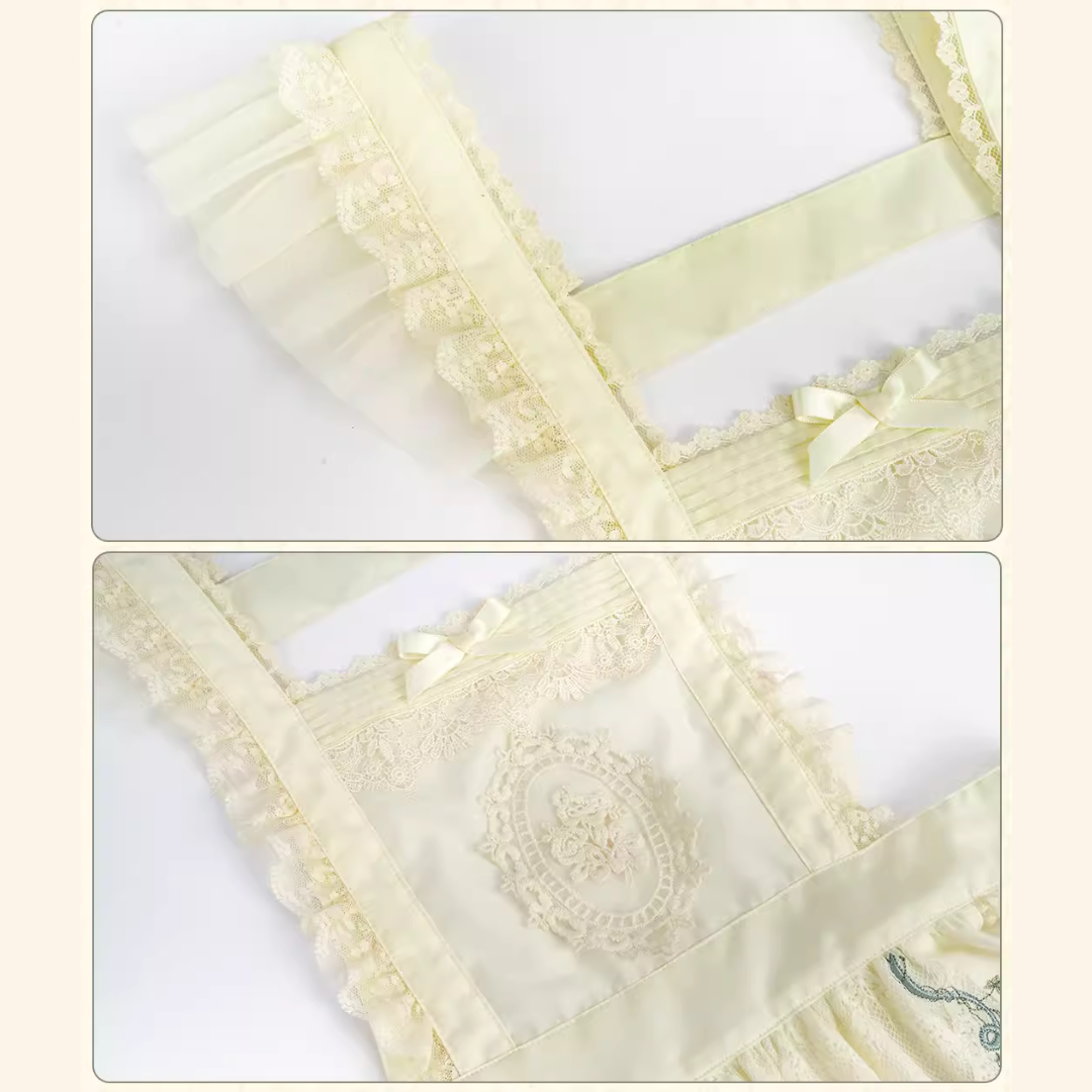 Honey Venus white grape sheer apron