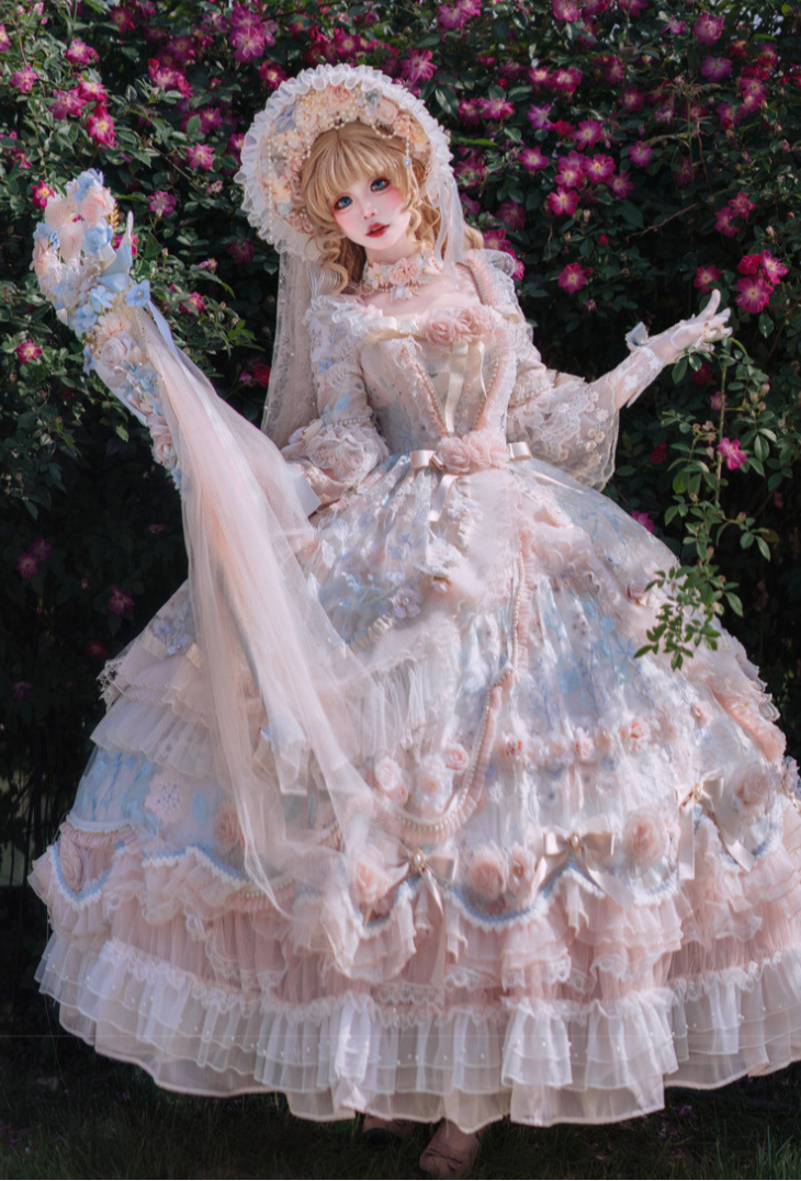 Royal tea party 薔薇のプリンセスドレス