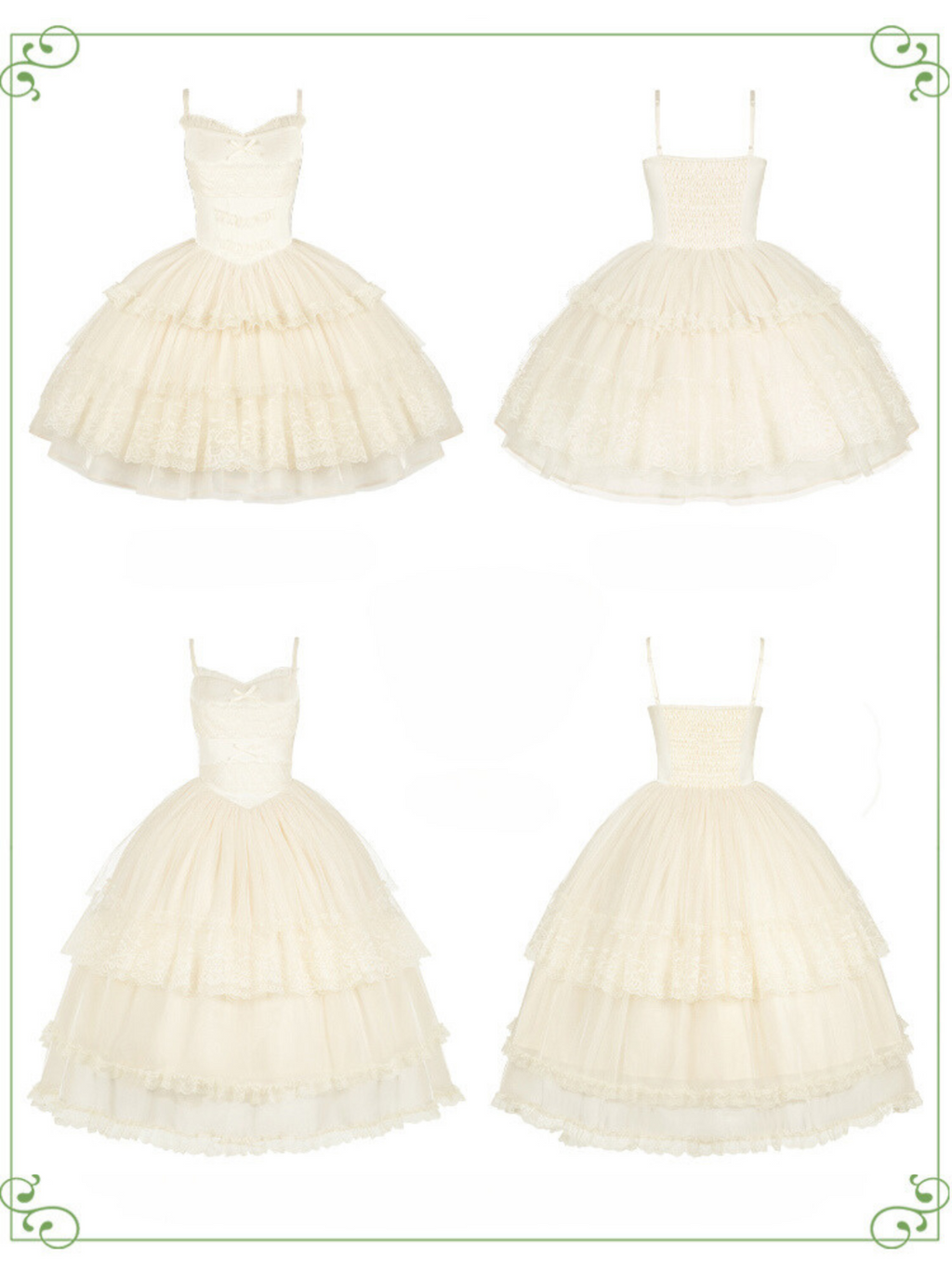 Forest Fairy Design Lace Jumper Skirt