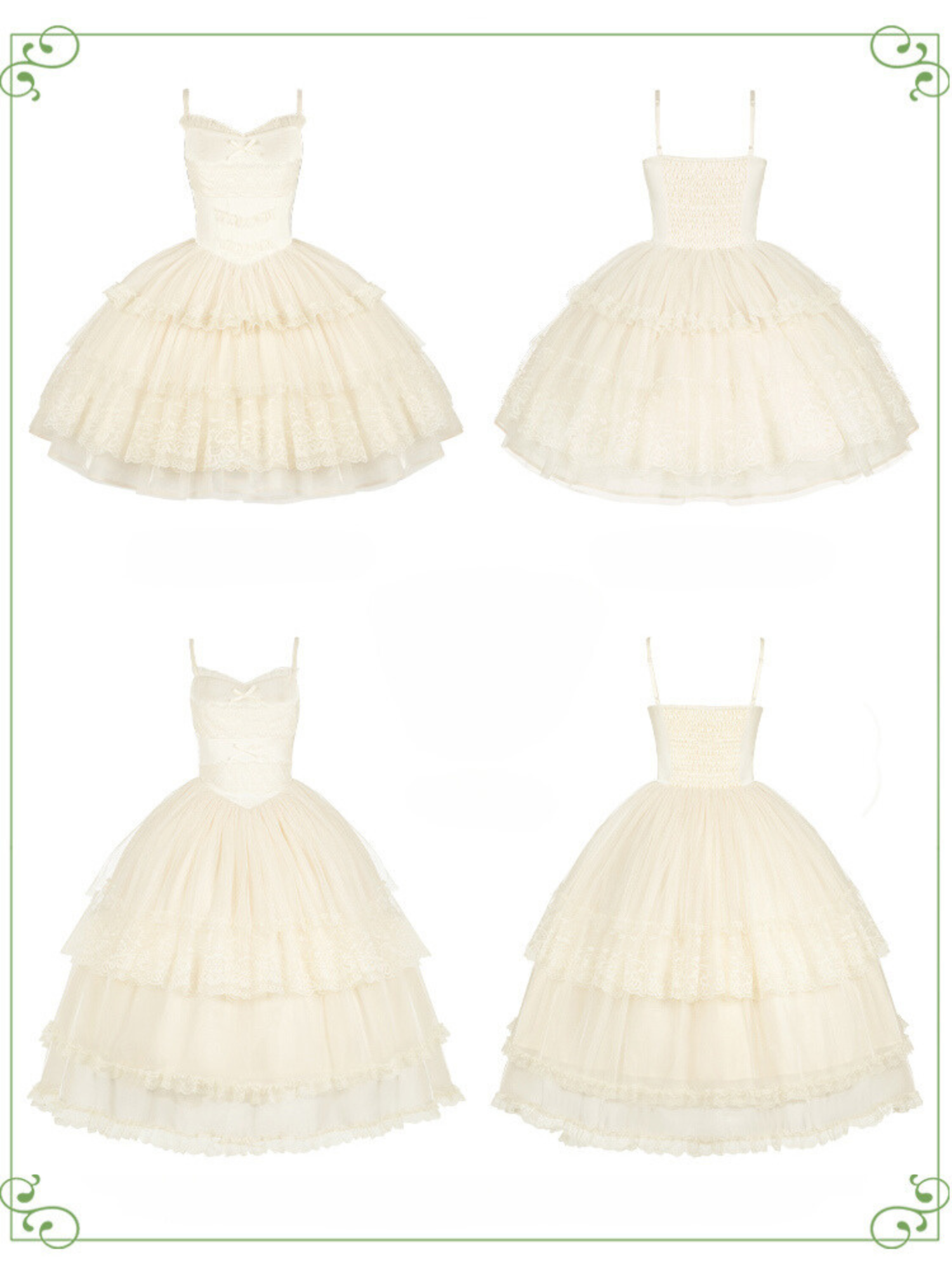Forest Fairy Design Lace Jumper Skirt