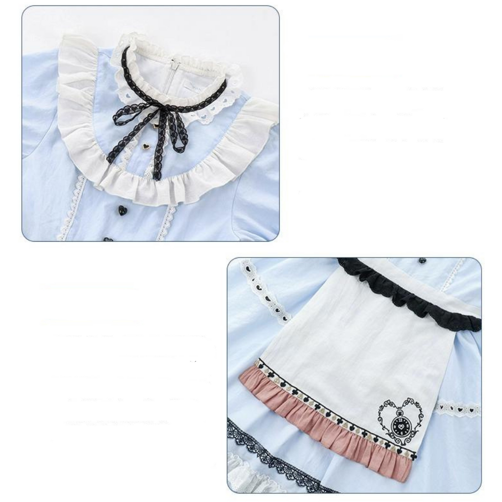EAT ME Bunny ears Alice short sleeve dress