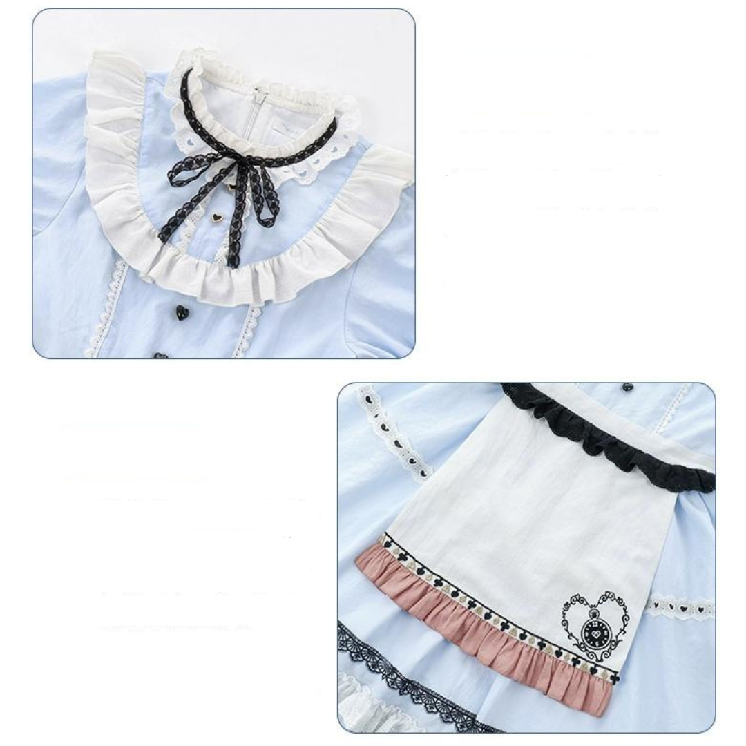 EAT ME Bunny ears Alice short sleeve dress