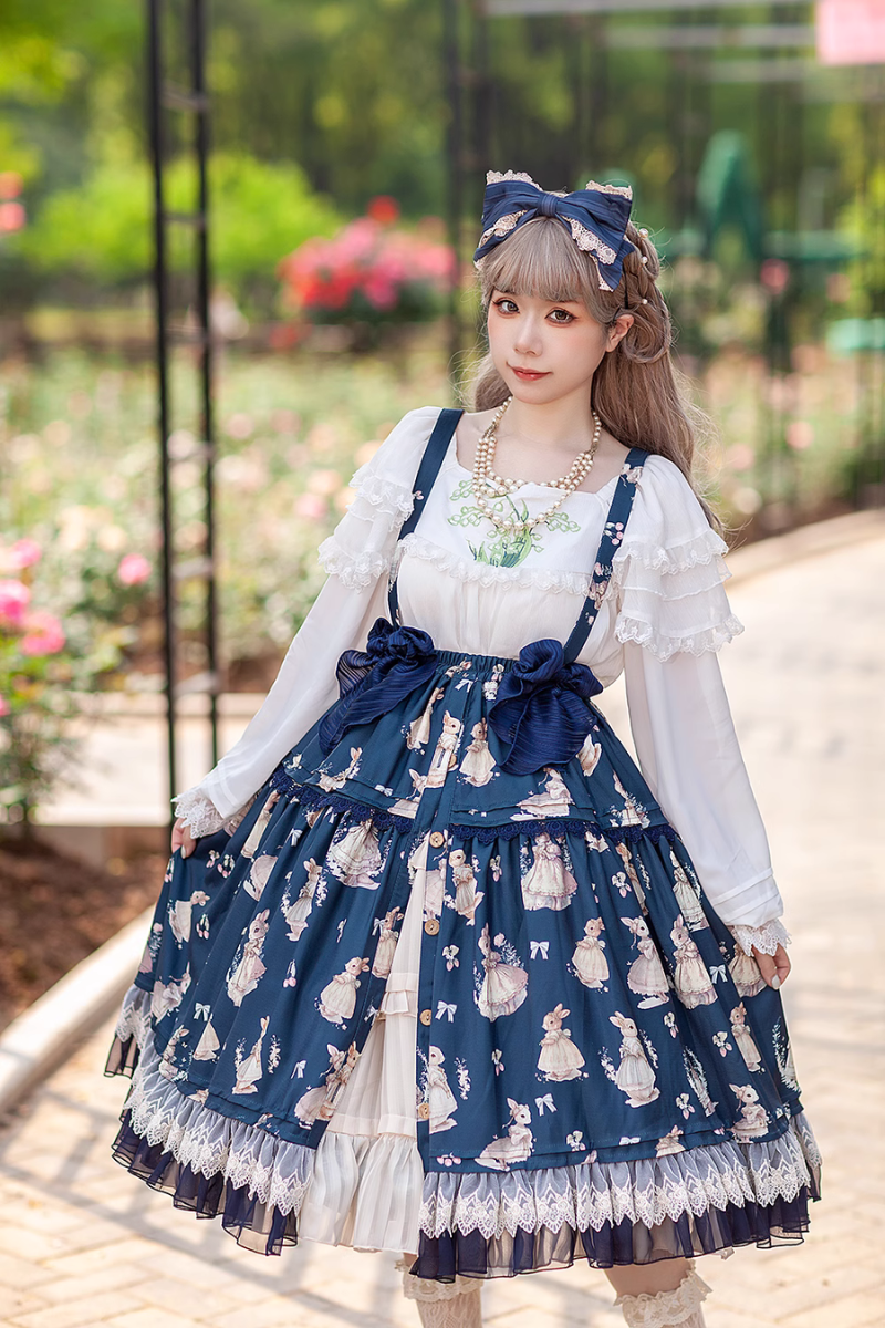 3-tier ruffle inner skirt