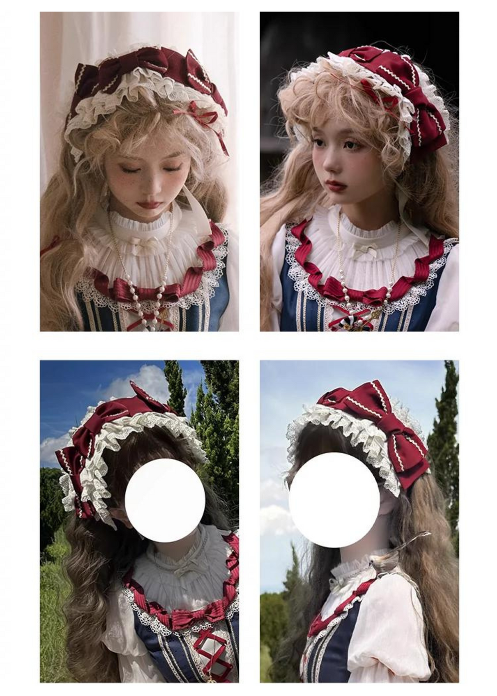 Rosy Cheeks Head Dress Brooch