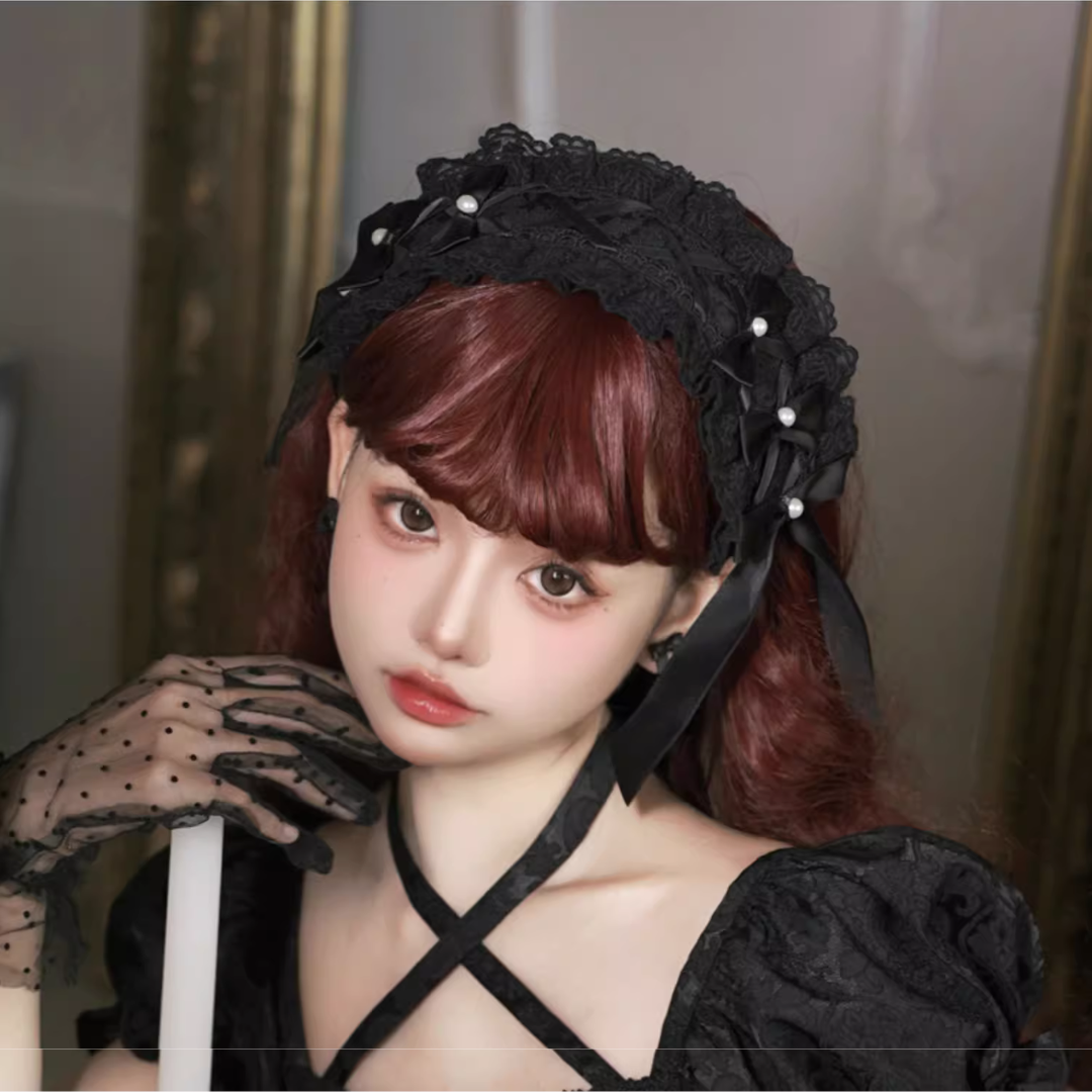 Rose of Thorns Cross Neck Ribbon Dress
