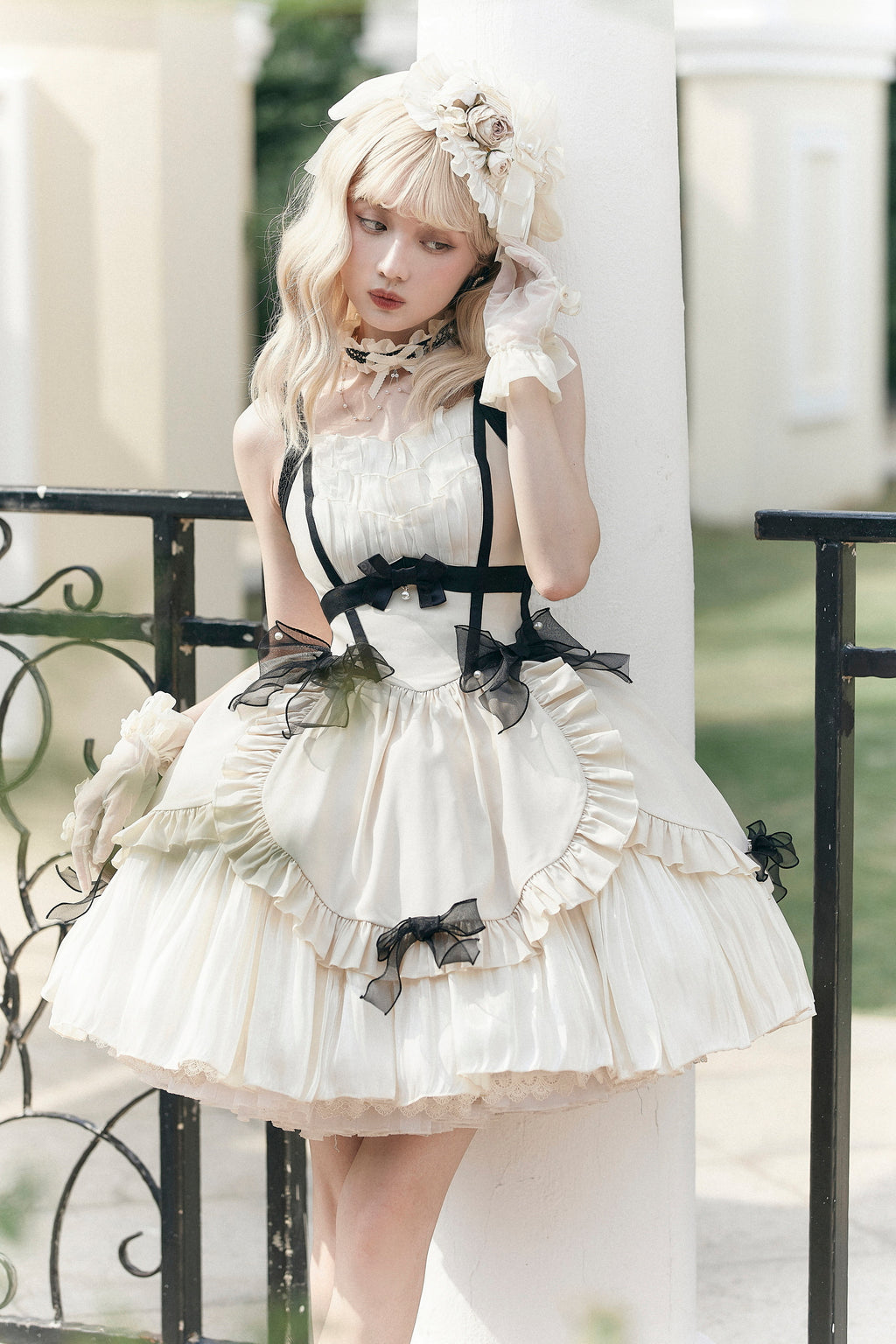 Rose Fairy イレギュラーヘムジャンパースカート 全5色