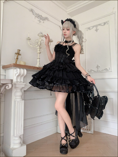 【予約販売】Fairy Garden バレエ風ショートドレス 新色追加