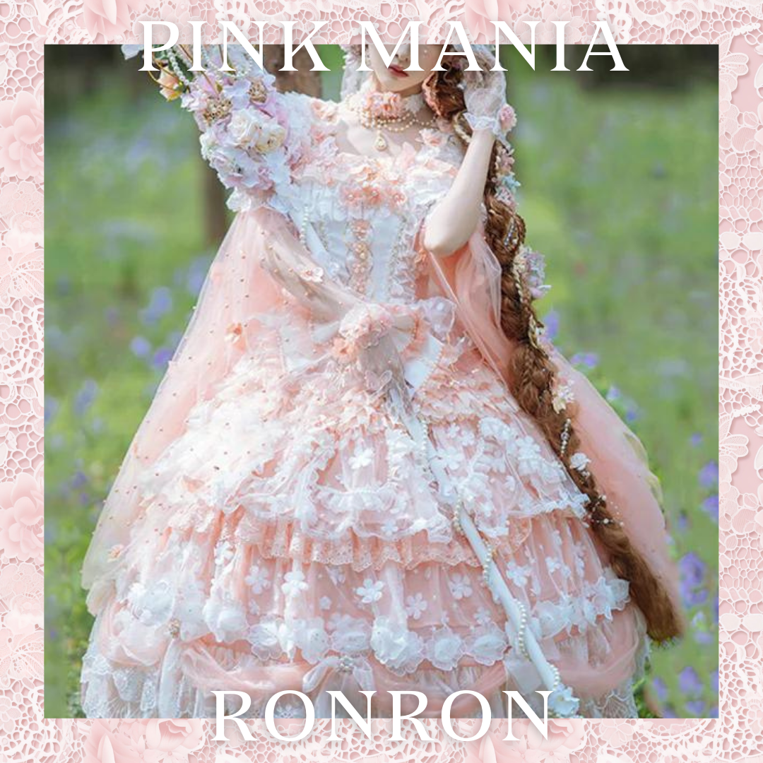 Fairy Fairy Flower and ribbon sweet princess dress