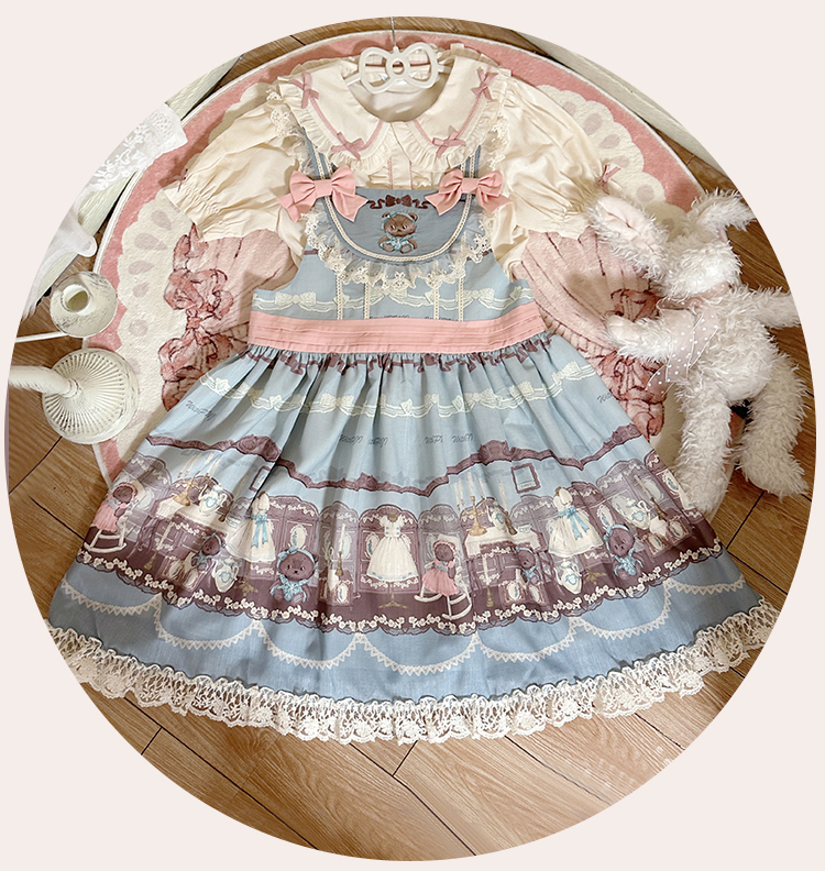 Little Bear's Dollhouse Jumper Skirt