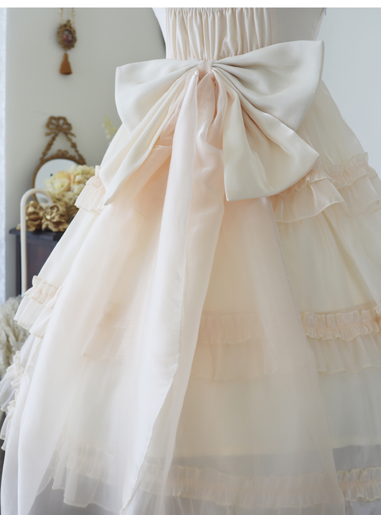 Maiden's Holiday Pearl Puff Jumper Skirt All 6 Colors
