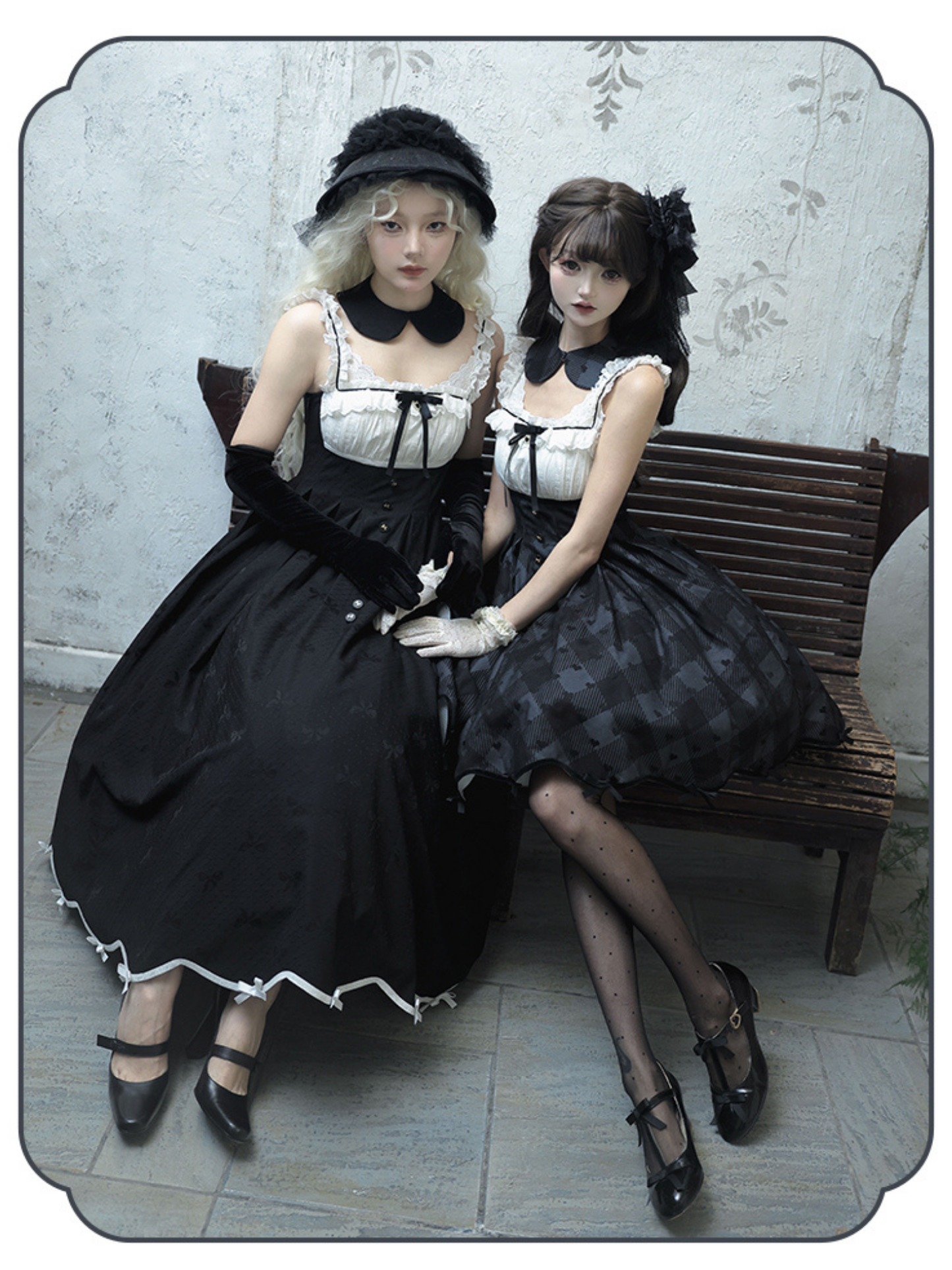 Silent Heart チェック柄ショート丈ジャンパースカートとジャケット