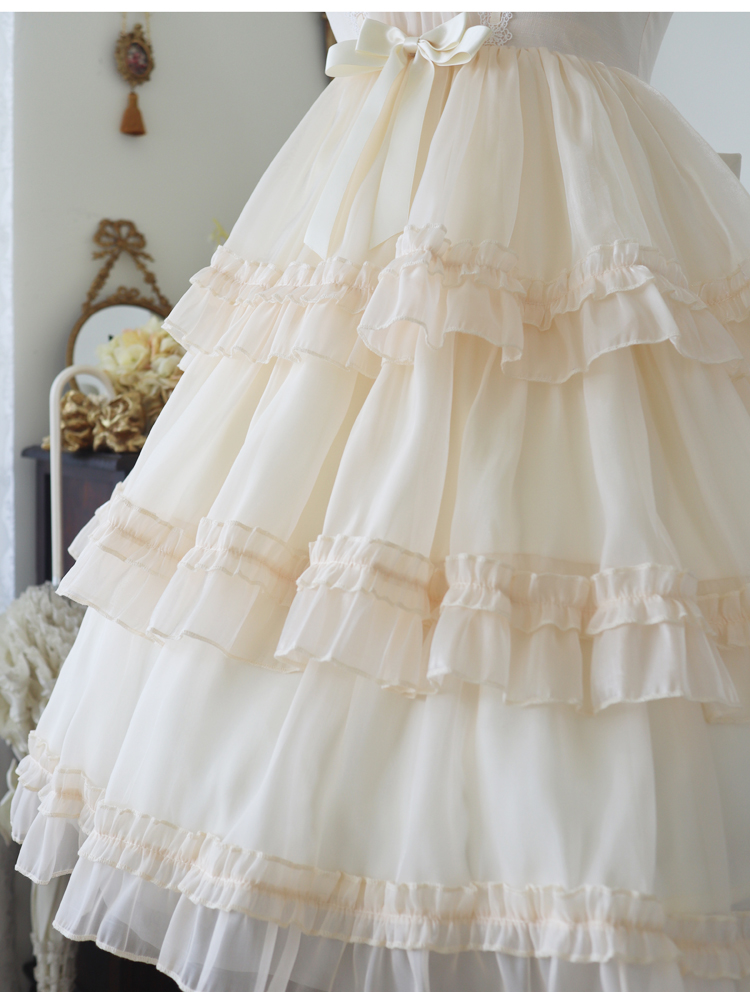 Maiden's Holiday Pearl Puff Jumper Skirt All 6 Colors