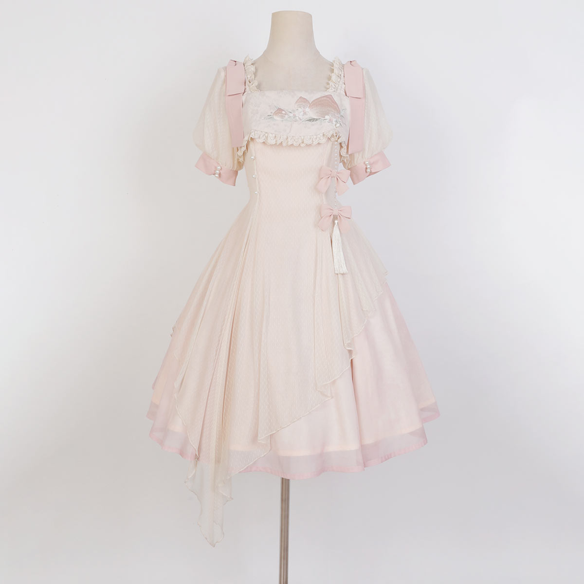 Little Peach Sweet Fairy Short Sleeve Dress