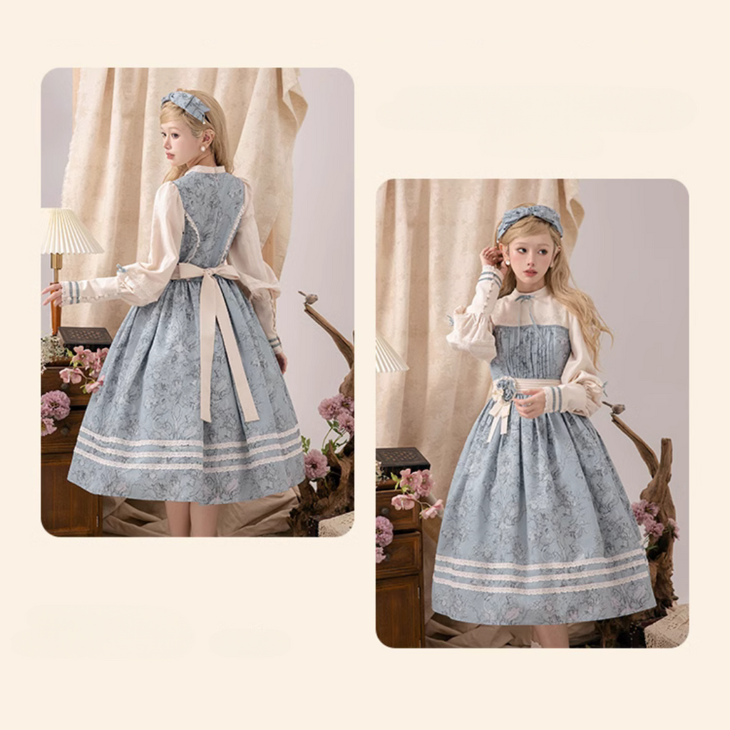 Lapland Forest Lace Line Dress