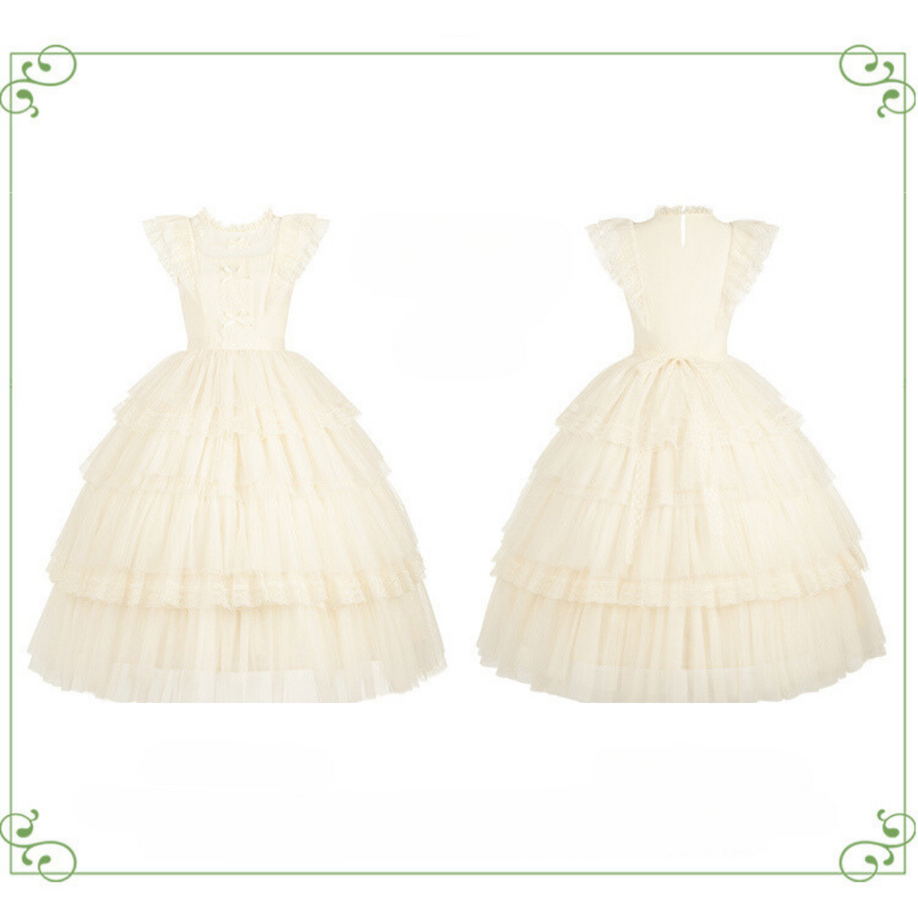 [Pre-order] Forest Fairy 4-tiered ruffle dress