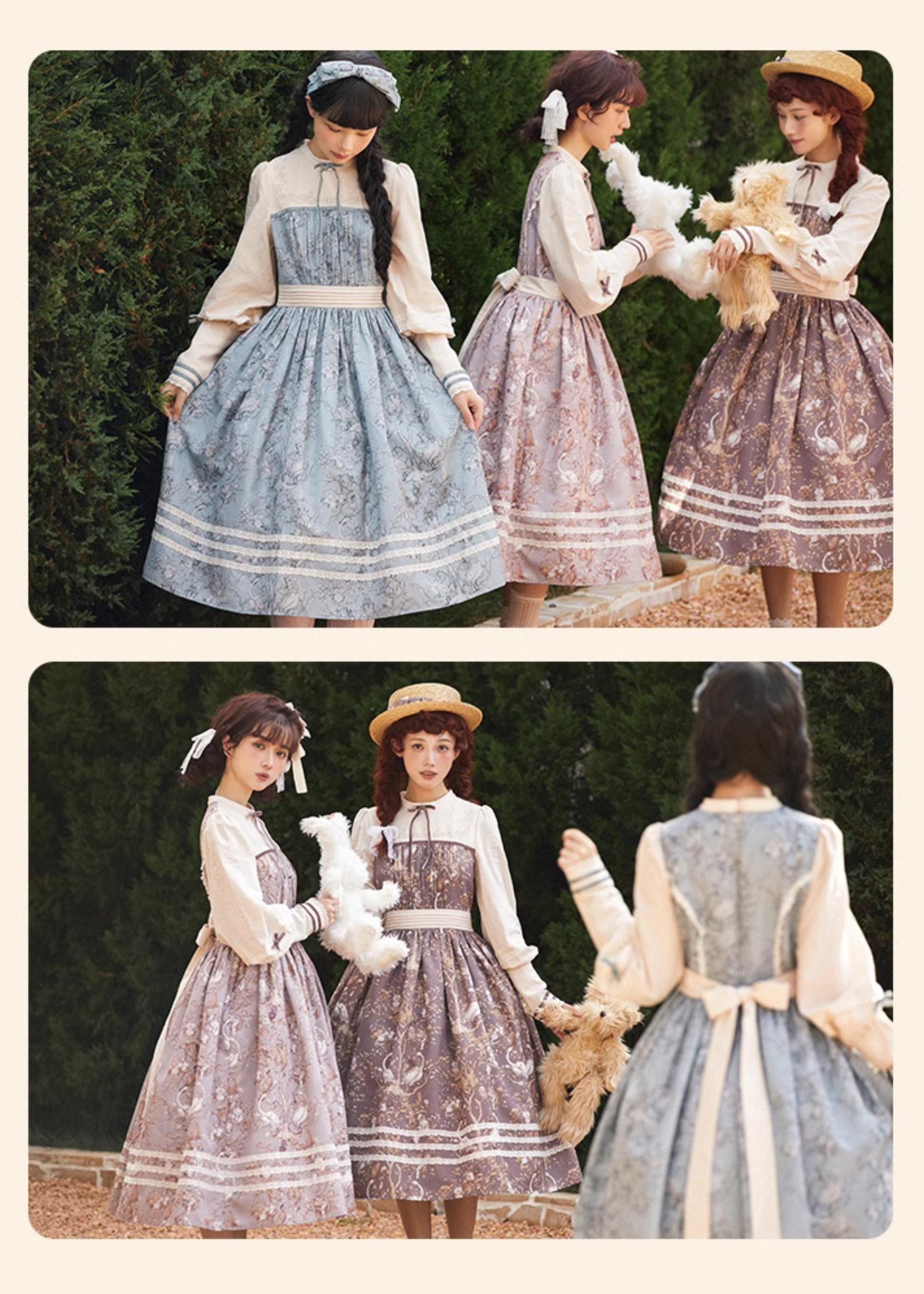 Lapland Forest Lace Line Dress
