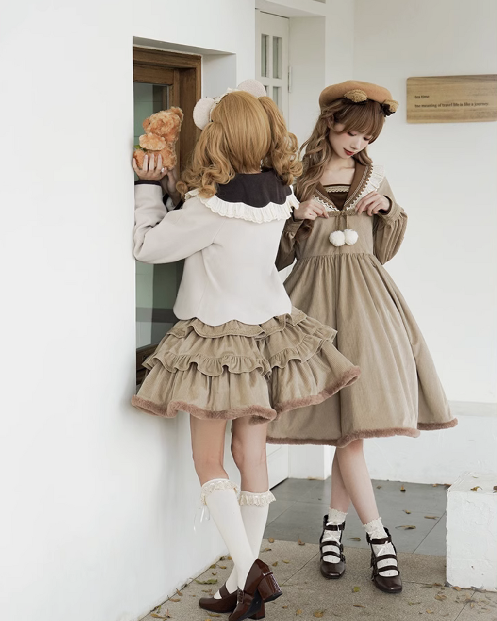 Bear College ワンピースとスカート＆ジャケット